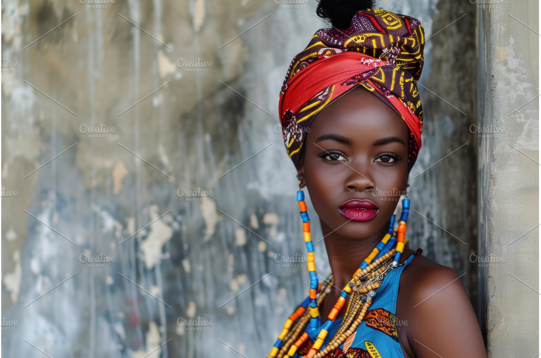 Fashion model wearing colorful, a Beauty & Fashion Photo by Ylivdesign