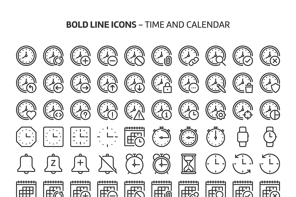 Bold Line Icons, an Outline Icon by Howcolour (Photo 138 of 151)