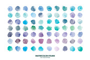 Huge set watercolor vector stains, a Texture Graphic by Ibrin's Shop (Thumbnail 8 of 14)