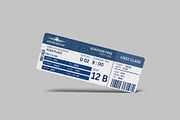 Boarding Pass Mockup, a Product Mockup by lamorastudio (Thumbnail 10 of 13)