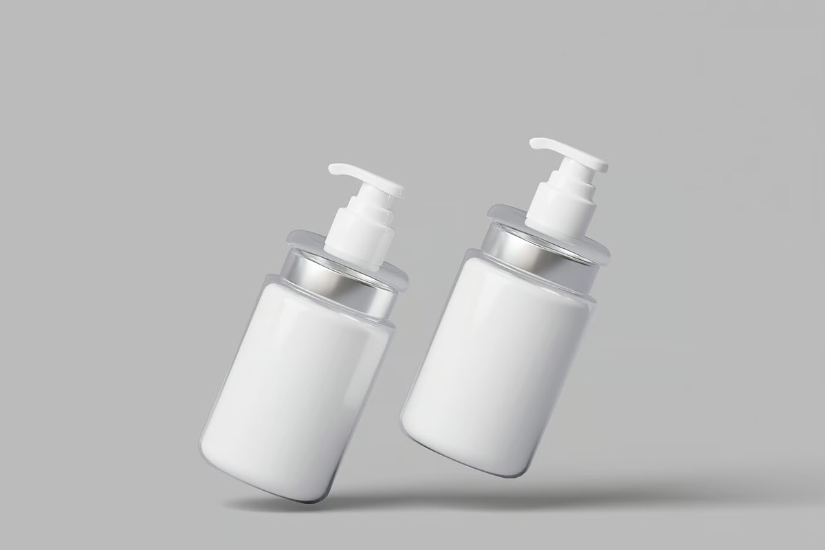 Pump Bottle Mockup, a Packaging Mockup by renderstockmarket (Photo 4 of 4)