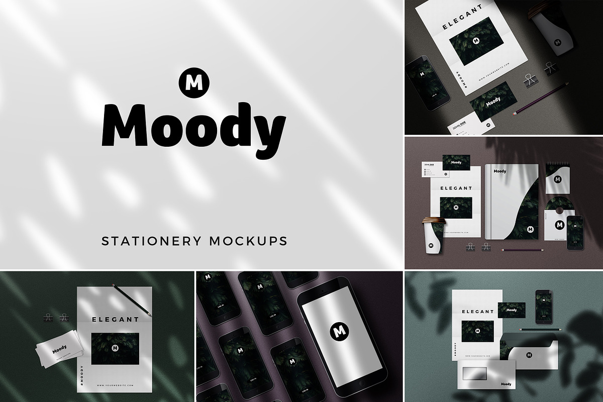 Huge Moody Shadow Bundle, a Books & Magazine Mockup by AndrewPixel (Photo 2 of 30)