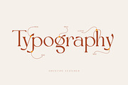 Youkiss Elegant Serif, a Serif Font by Cruzine (Thumbnail 4 of 8)