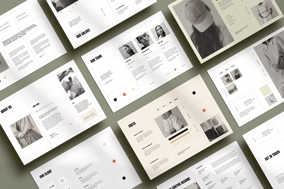 CANVA | Design Portfolio Template, a Brochure Template by S A N D Y (Photo 5 of 13)