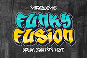 Funky Fusion, a Handwritten Font by asfgraphics (Thumbnail 1 of 7)