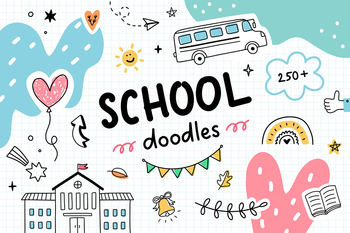 School Doodles, an Education Illustration by Redchocolate (Photo 1 of 9)