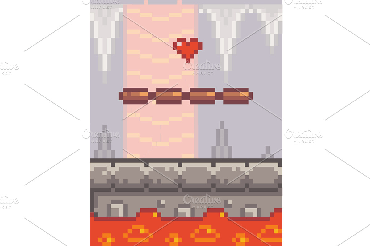 Life heart above unstable platform, an Illustration by TopVector