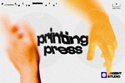Grainy Photoshop Print Effect, a Texture Graphic by urgent studio (Thumbnail 1 of 5)