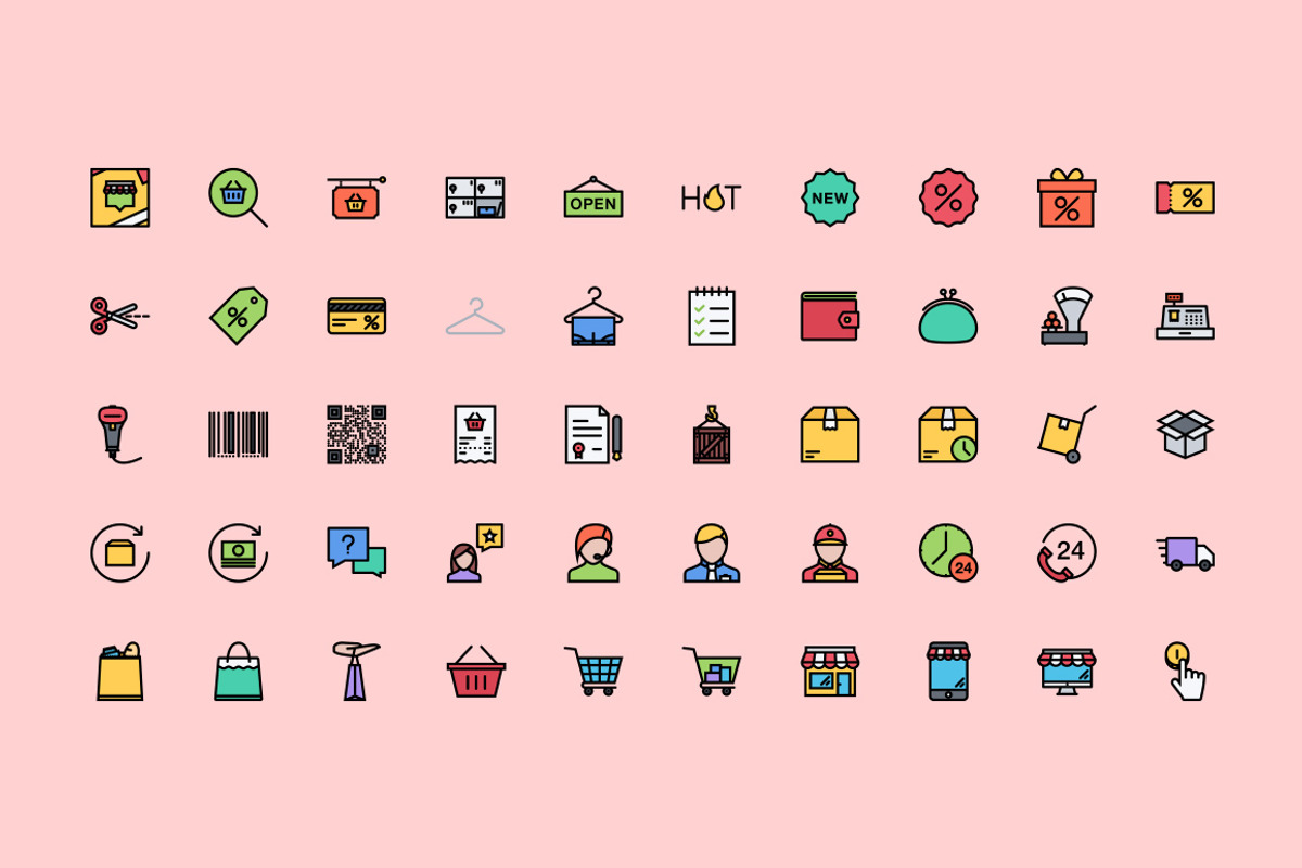 The Shop Icons 100 preview 2