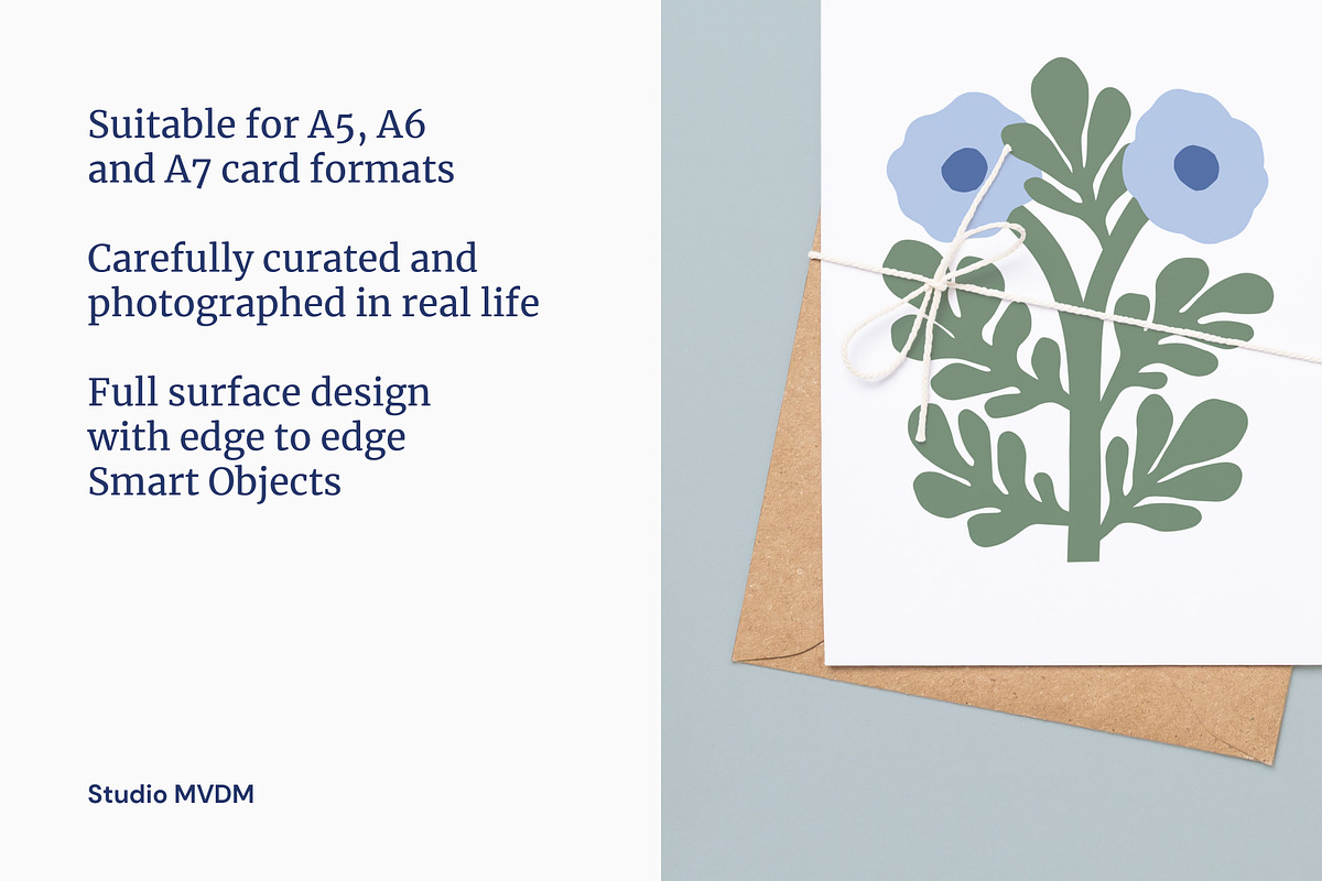 Invitation Card with Envelope Mockup, a Print Template by Studio MVDM (Photo 6 of 8)
