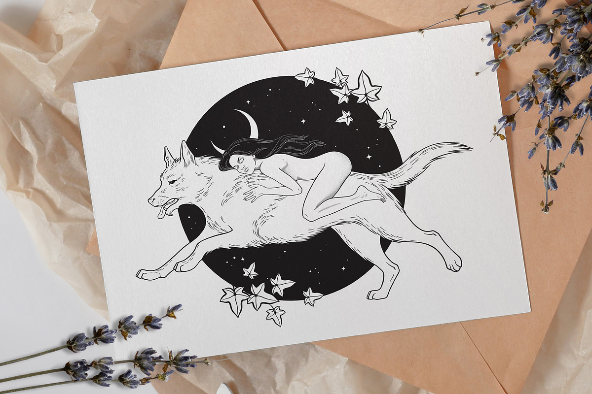 Fairy Tale hand drawn vector arts, an Illustration by Croisy (Photo 4 of 7)