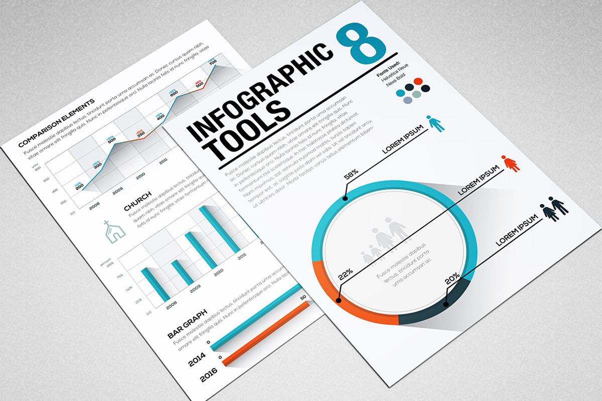 Infographic Tools 8, a Presentation Template by Infographic Template Shop (Photo 1 of 2)