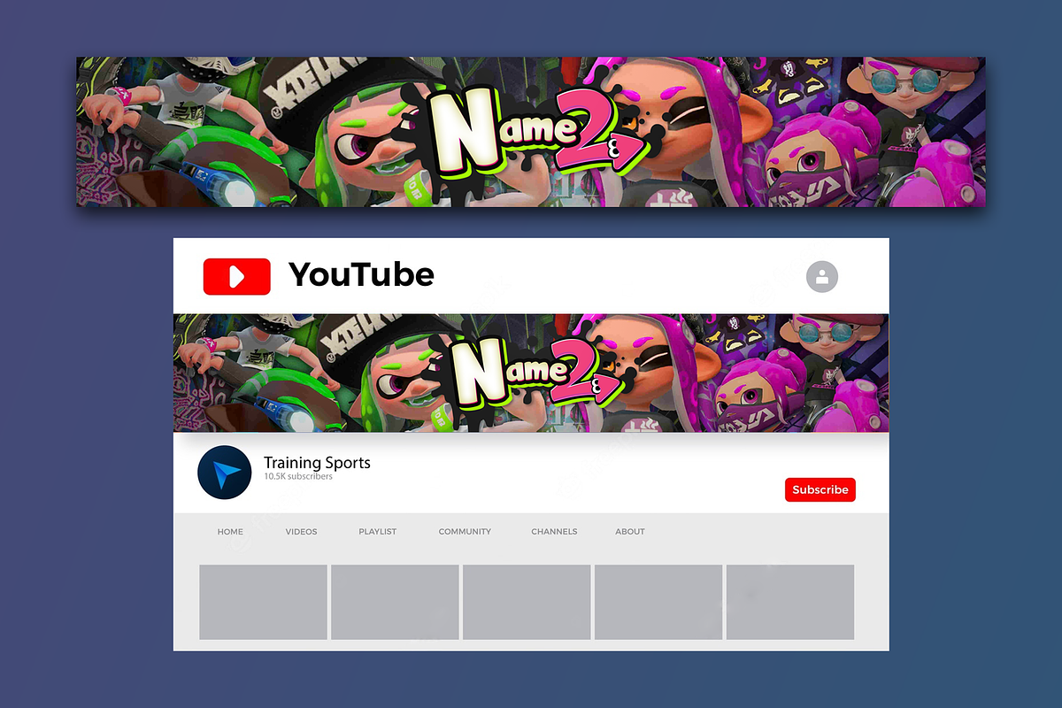 YouTube Gaming Banners Set 2, a Social Media Template by Lordsse (Photo 4 of 5)