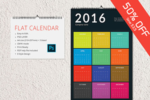 Flat Calendar