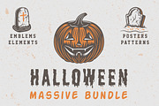 Halloween Massive Bundle, a Branding & Logo Template by AkimD (Thumbnail 1 of 16)