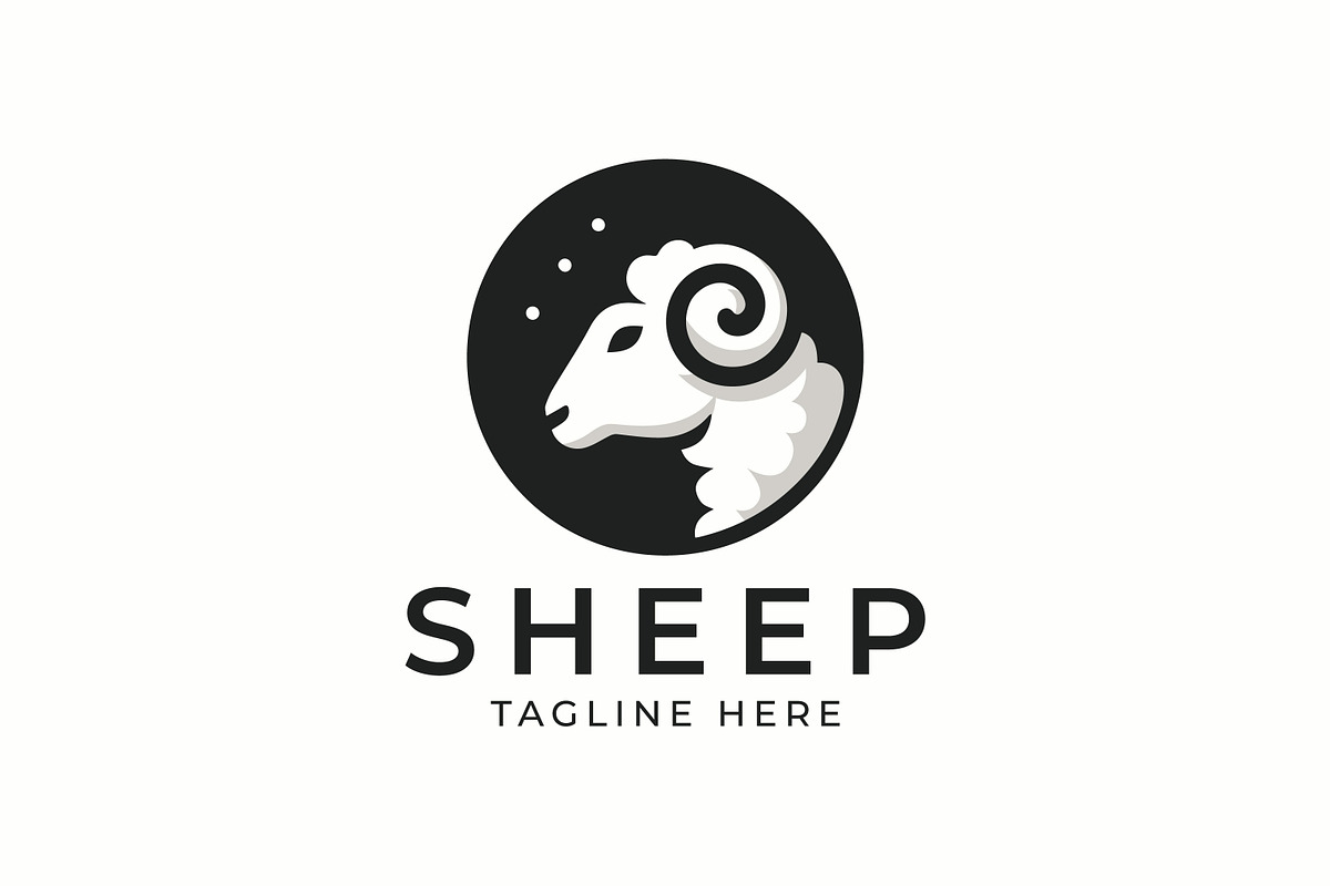 Elegant Modern Sheep Logo Design, a Branding & Logo Template by Signatoro