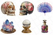 Elegant Halloween Clipart PNG, an Illustration by DreamPrint404 (Thumbnail 4 of 5)