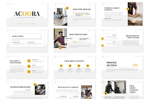 Acoora - Keynote Template