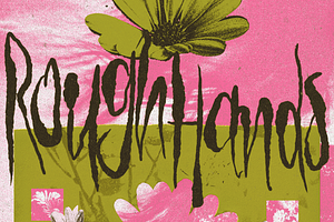 Rough Hands Hand Drawn Font, a Handwritten Font by Tom Gordon Design