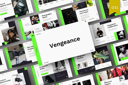 Vengeance - Business Google Slide, a Presentation Template by Dens Creative Studio