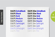Calps Family, a Sans Serif Font by Typesketchbook Foundry (Thumbnail 4 of 8)
