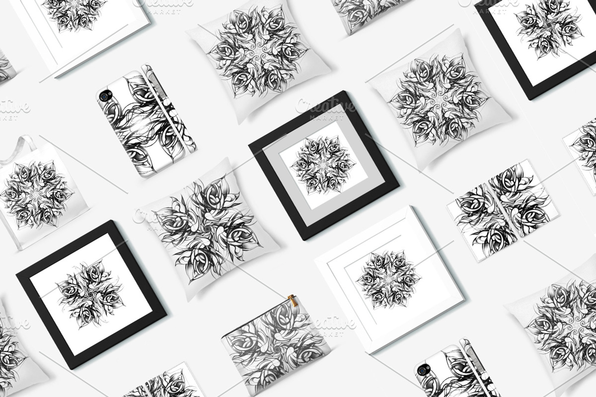Abstract patterns, hand-drawn, a Pattern Graphic by Allween (Photo 4 of 6)