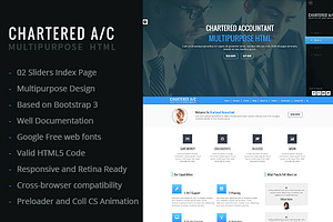 Chartered A/C Multipurpose HTML