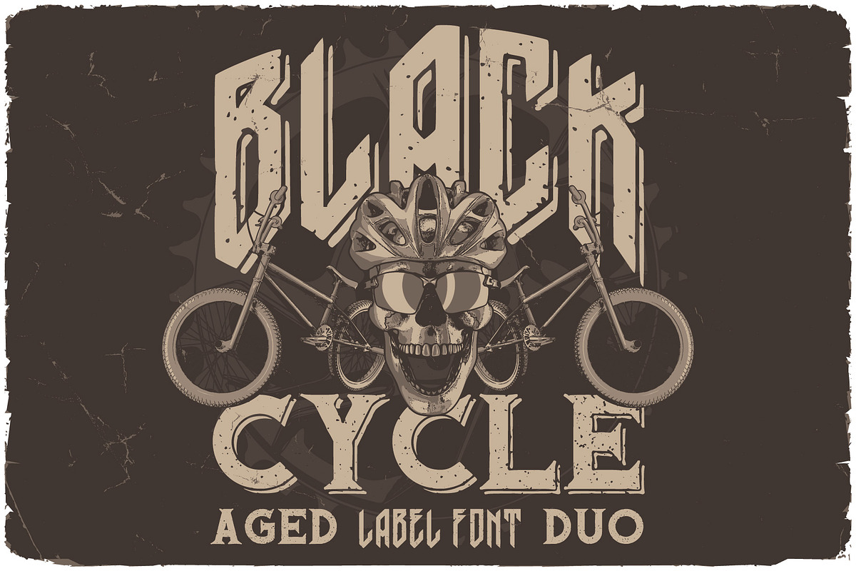 Black Cycle Font DUO, a Blackletter Font by VozzyStock (Photo 4 of 10)