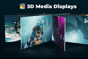 3D Media Displays for Final Cut Pro, a Templates & Theme by iamkoltunov (Thumbnail 1 of 2)