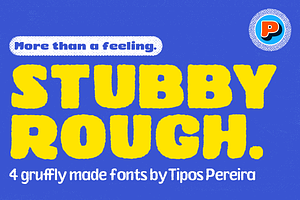 Stubby Rough Fonts