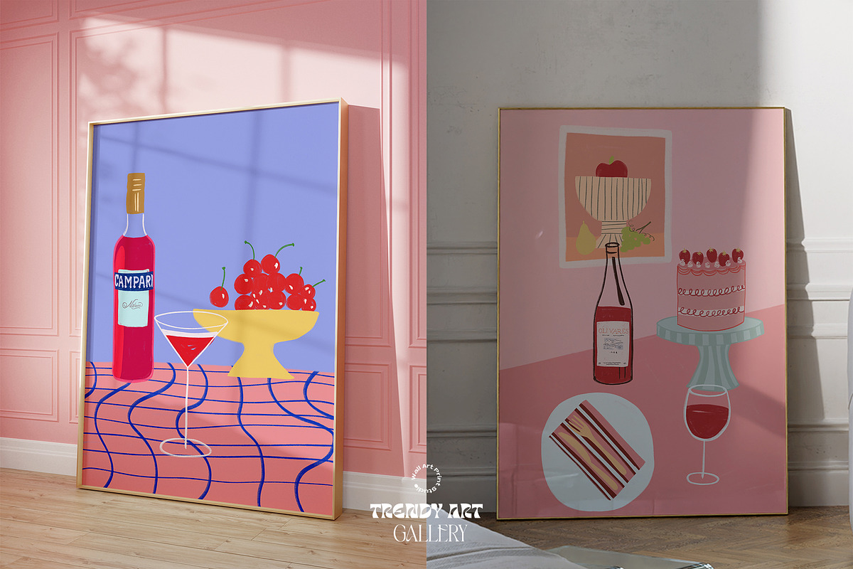 Trendy Art Gallery 3, a Graphic by Wall Art Print Studio (Photo 2 of 13)