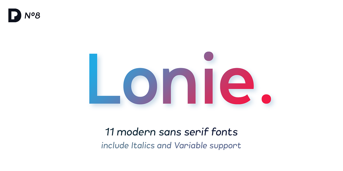 Lonie, a Sans Serif Font by Par Défaut (Photo 1 of 11)