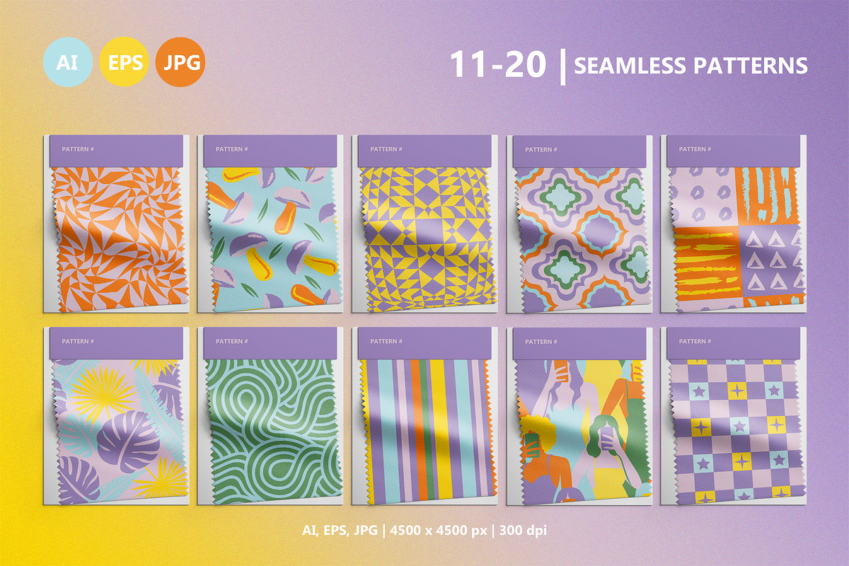 Abstract Pattern Collection, a Pattern Graphic by TiriCo (Photo 3 of 18)