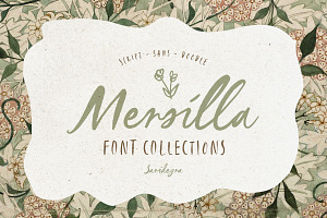 Mersilla - Font Collections Doodle