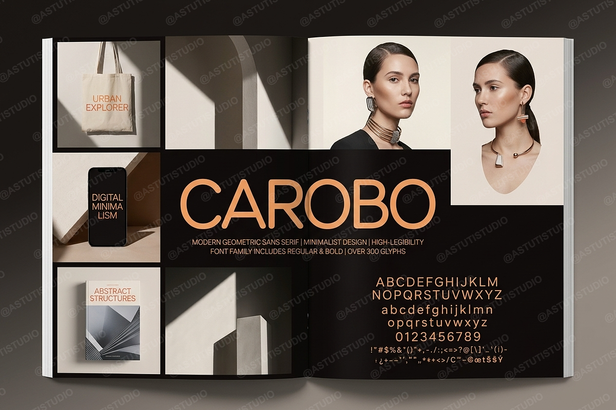 Carobo | Modern Sans Serif, a Sans Serif Font by Astuti Studio (Photo 23 of 25)
