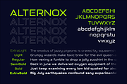 Alternox Fonts Famliy, a Sans Serif Font by Asenbayu (Thumbnail 8 of 14)
