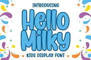 Hello Milky, a Font by Good Java Studio (Thumbnail 1 of 12)