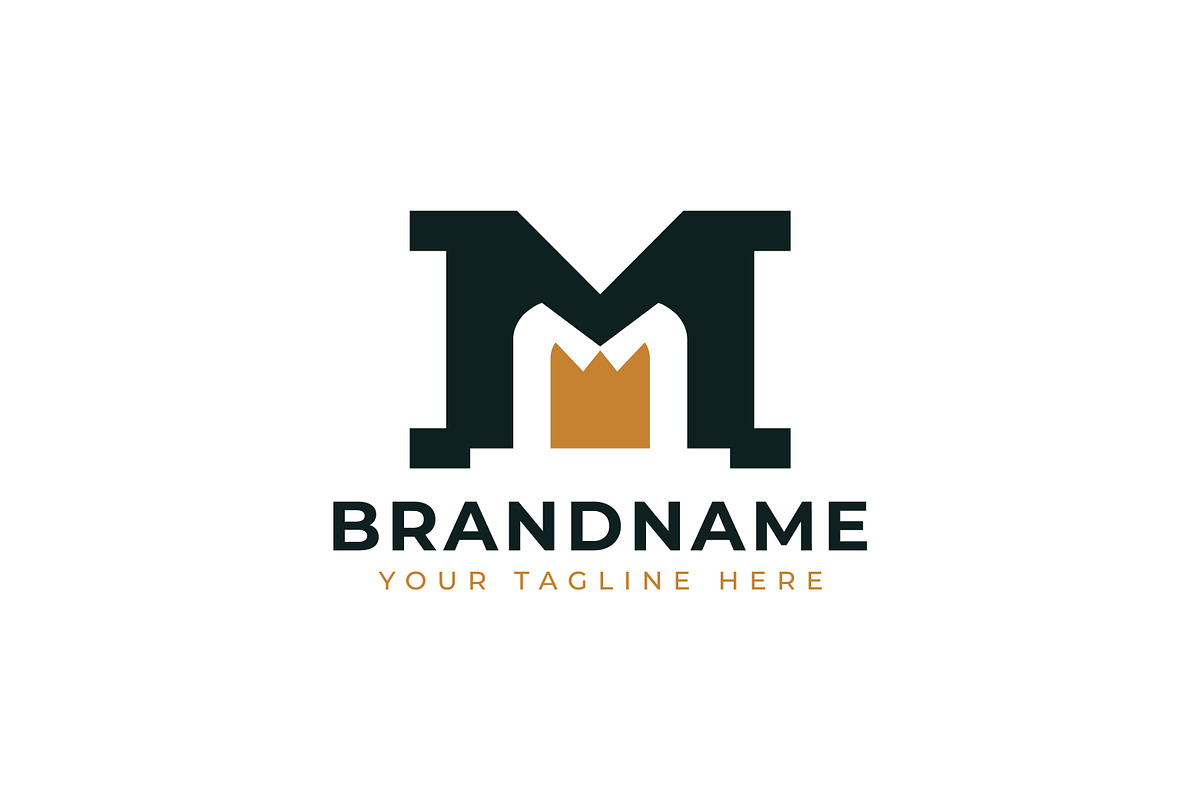 Letter M Crown Logo, a Branding & Logo Template by Pray Art Design Studio