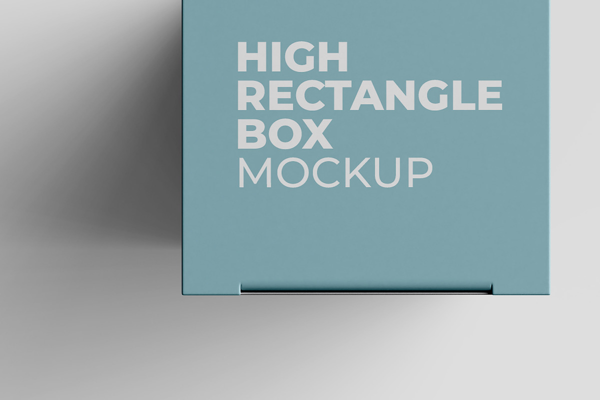 High Rectangle Box Mockup - 6 views, a Packaging Mockup by Illusiongraphic (Photo 16 of 19)