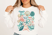 Coquette Seashell Coastal Summer PNG, an Illustration by Designking (Thumbnail 2 of 6)