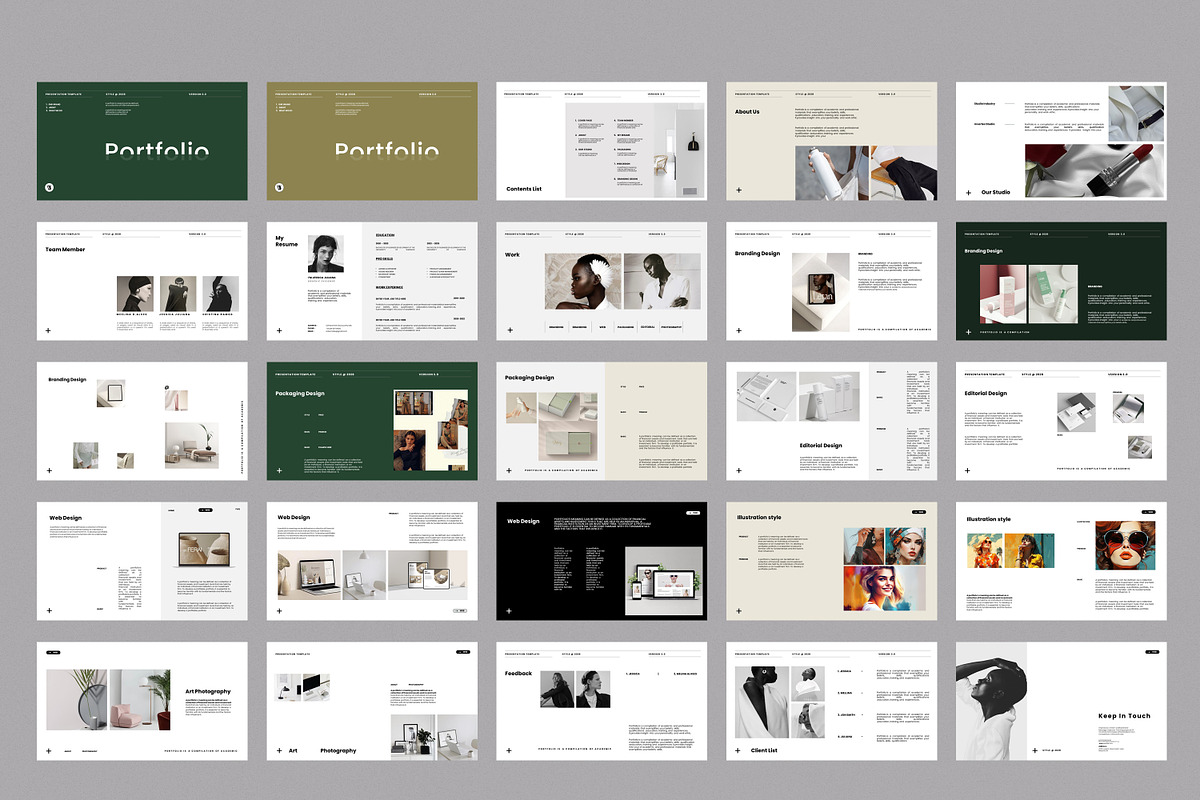 Creative | Portfolio Template, a Presentation Template by Studio Industry (Photo 10 of 11)