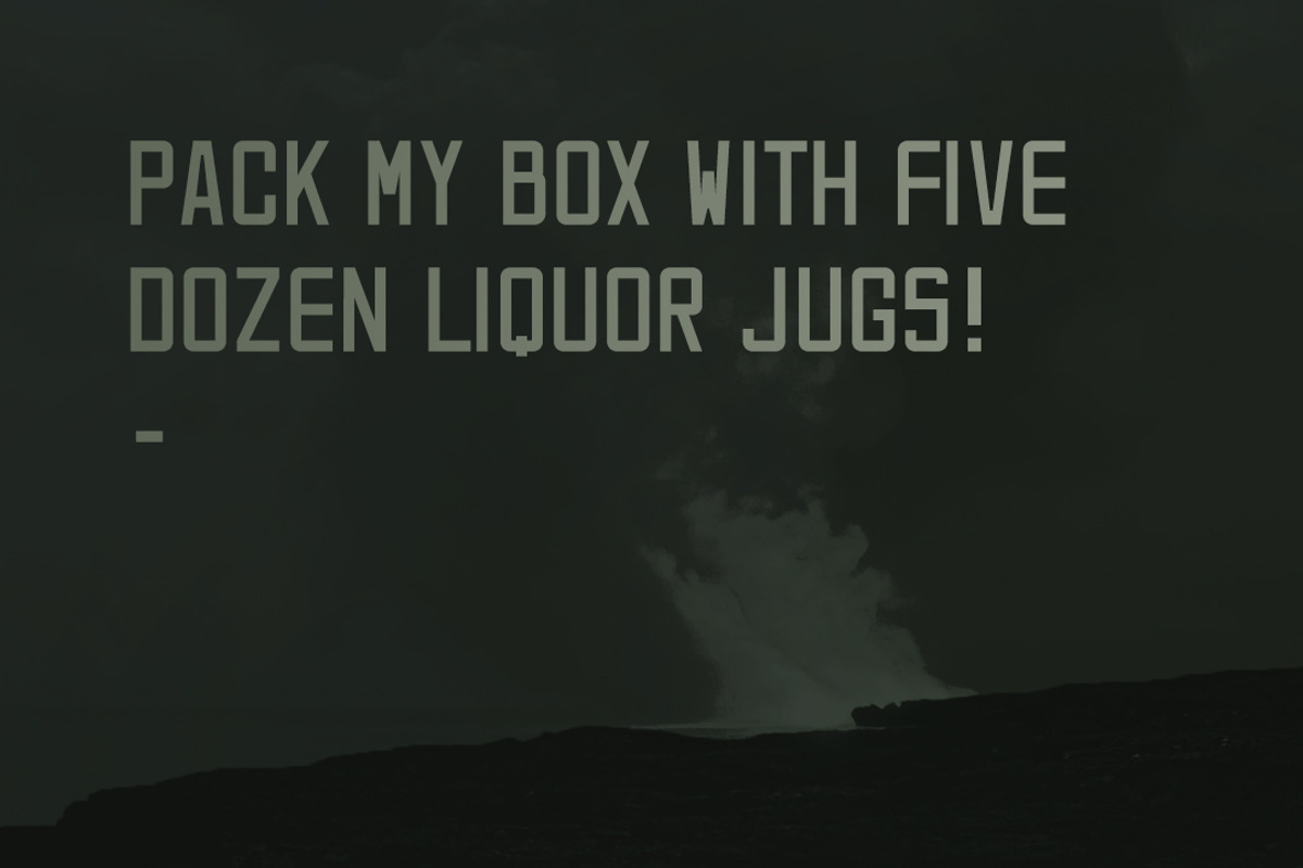 Hangair Font preview 4