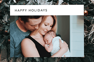 Holiday Christmas Card Template IV