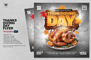 Thanksgiving Day Flyer Template, a Flyer Template by Tarommir (Thumbnail 1 of 3)