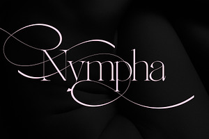 Nympha Luxurious Font - Light
