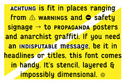Achtung color type family, a Font by FONT-Bud (Thumbnail 4 of 14)