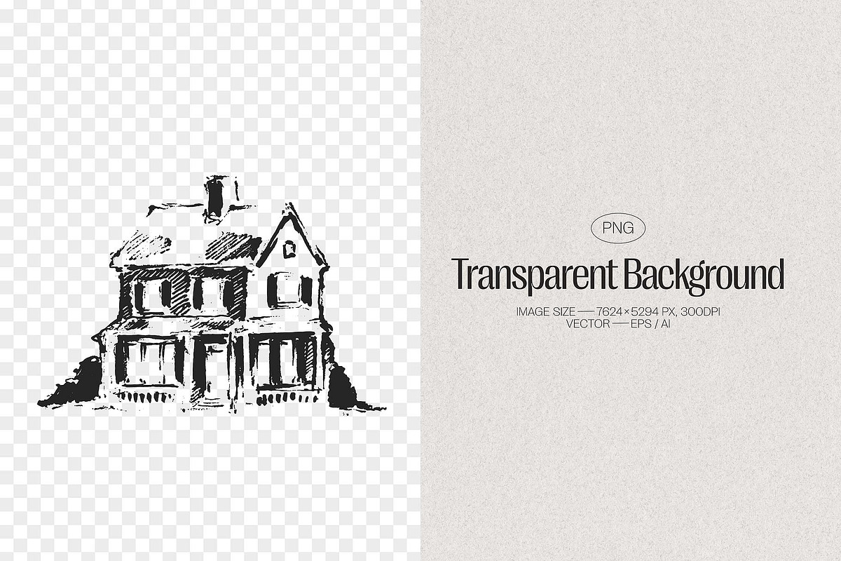 Illustrations of mansions, an Object Illustration by TheMountBirdStudio (Photo 2 of 7)