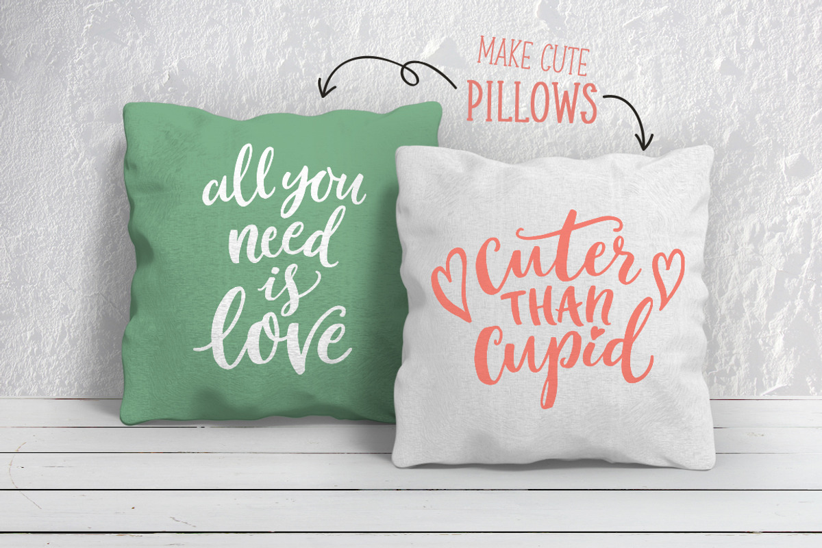 Valentines Day quotes SVG bundle, an Illustration by Angele Kamp (Photo 2 of 6)
