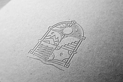 Ex Libris Bookplate Window Vector, an Education Illustration by Tovarkovdesign (Thumbnail 4 of 5)