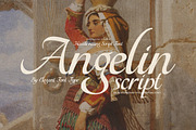 Angelin Script Font, a Script Font by Elegant Font (Thumbnail 1 of 9)